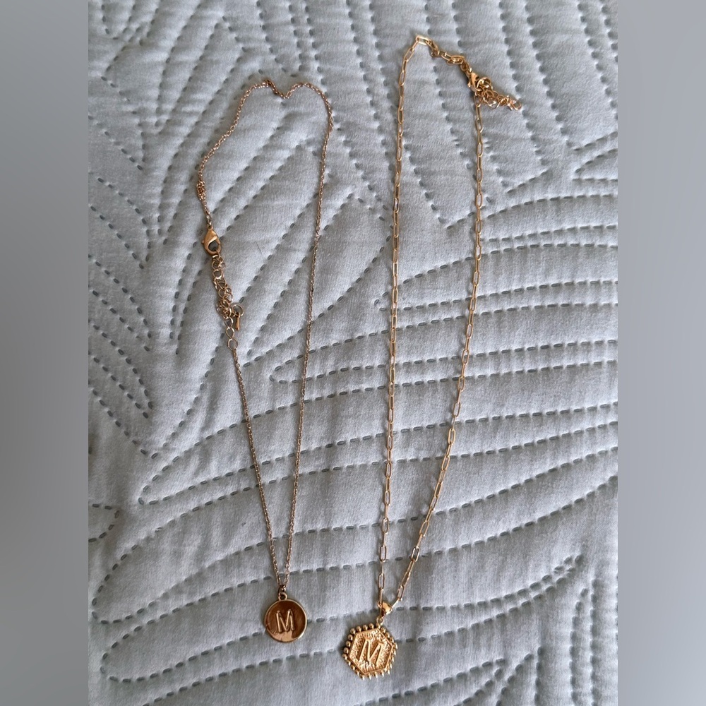 Amazon Gold Initial Necklaces View 3